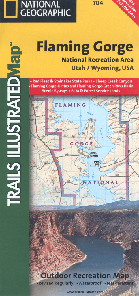 High Uintas Wilderness Map 