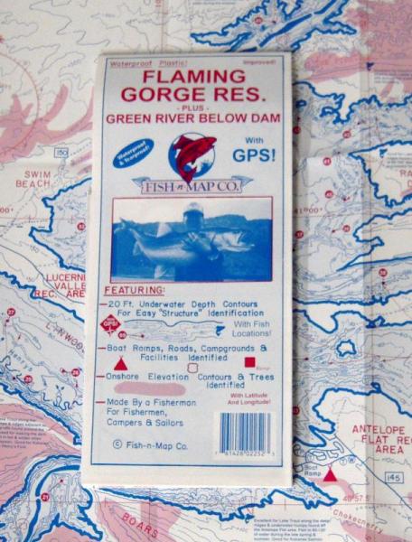 Flaming Gorge Fishing Map Fish-N-Map: Flaming Gorge – Intermountain Natural History